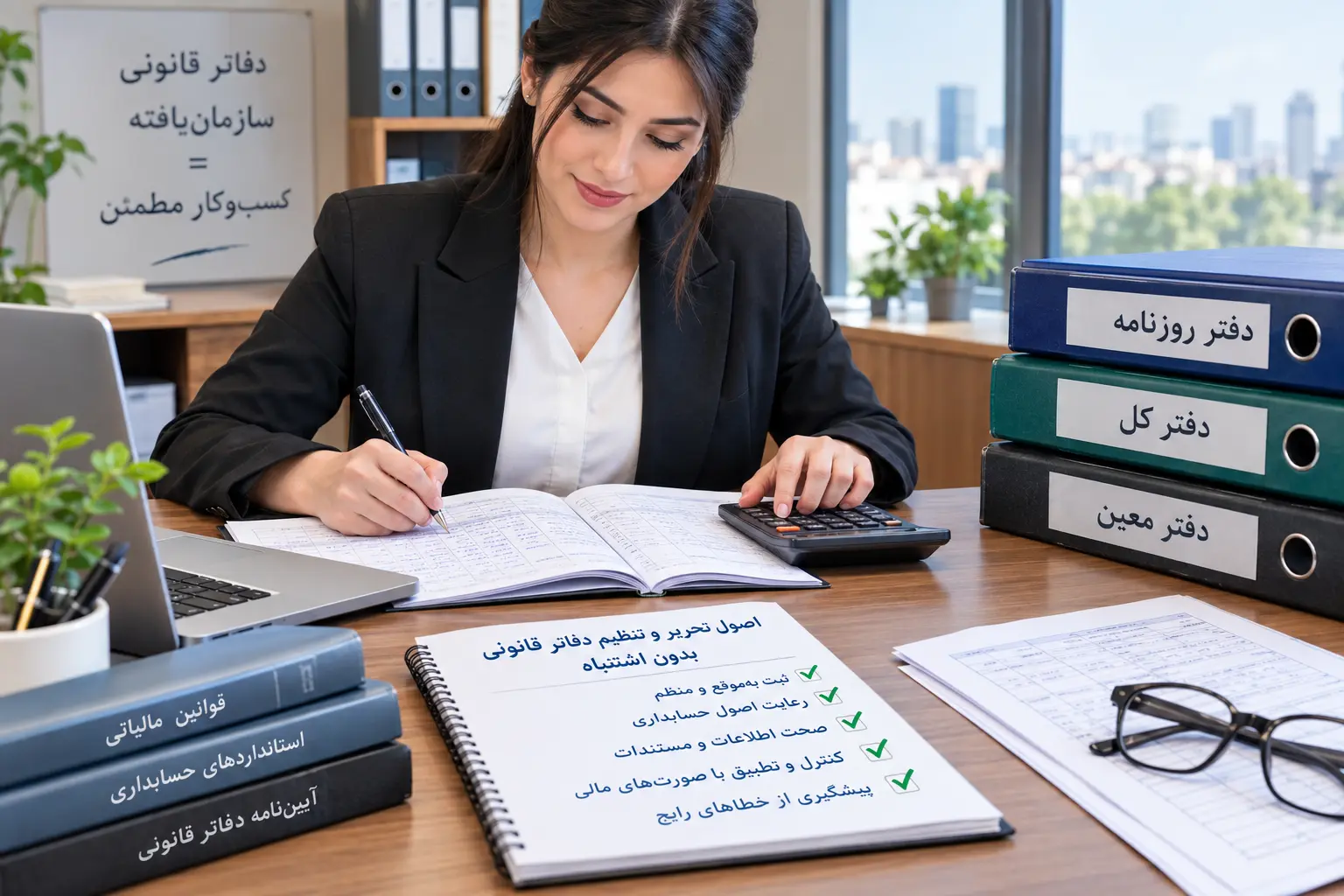 اصول تحریر و تنظیم دفاتر قانونی بدون اشتباه
